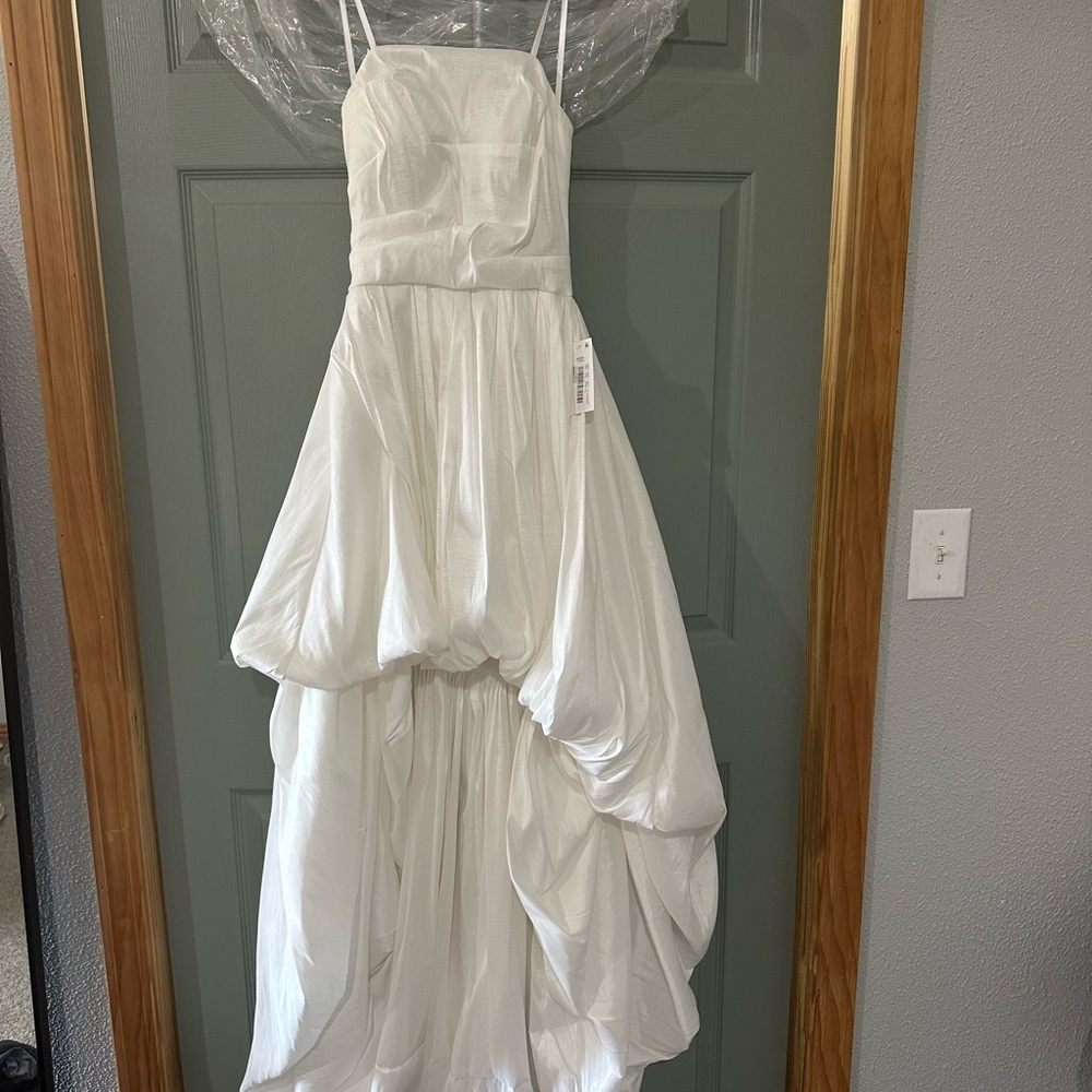 B Darlin Cream Strapless Dress - Bridal